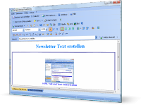 Folge-E-Mails im HTML-Format und Text-Format im WYSIWYG-Editor inkl. Anhänge erstellen